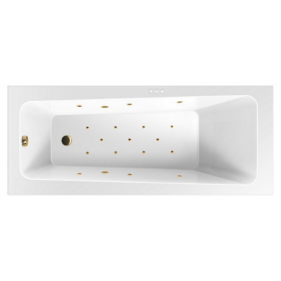 Гидромассажная ванна EXCELLENT Ava 170x70 "RELAX" (золото) WAEX.AVA17.RELAX.GL фото в интернет-магазине Русалия