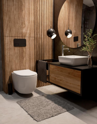 AQM5011 Раковина накладная квадратная. 390x390x130 фото в интернет-магазине Русалия