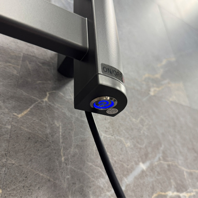 Полотенцесушитель электрический Fixsen BASIC 600х500 FX-7400F, графит FX-7400F фото в интернет-магазине Русалия