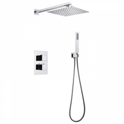 Душевая система ABBER Daheim AF8251 скрытого монтажа без излива, термостат, хром фото в интернет-магазине Русалия