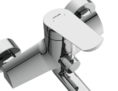 Смеситель для ванны универсальный с длинным изливом Flavis A64093 Cersanit фото в интернет-магазине Русалия