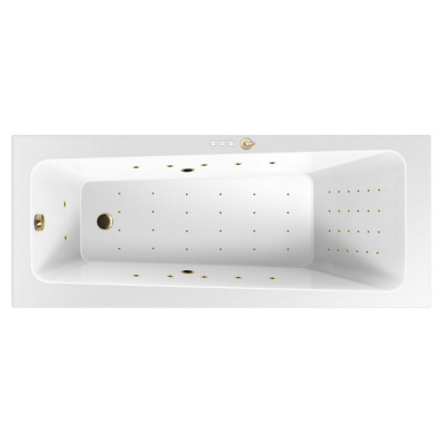 Гидромассажная ванна EXCELLENT Ava 170x70 "NANO" (золото) WAEX.AVA17.NANO.GL фото в интернет-магазине Русалия