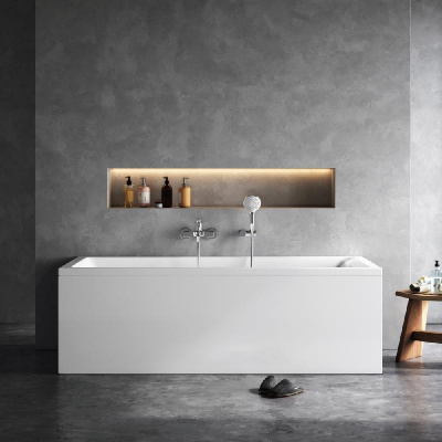 W93A-180-080W-A Gem, ванна акриловая 180x80 см фото в интернет-магазине Русалия