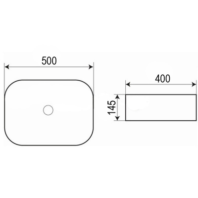 Раковина накладная овальная LT-AZ-2195-MB черная МАТОВАЯ Azario фото в интернет-магазине Русалия