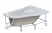Ванна акриловая Ибица 150х100 R 1WH112035 ПРАВАЯ Santek