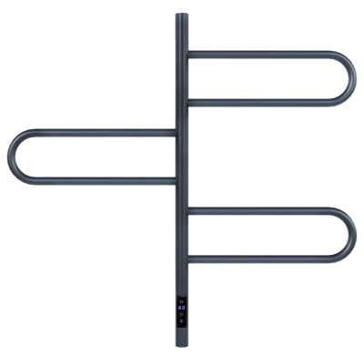 Полотенцесушитель электрический Vincea VTD-1R2CGE 44х80, графит, таймер фото в интернет-магазине Русалия