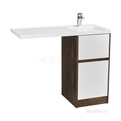 Тумба под раковину AQUATON Лондри 40 Дуб Кантри без фасада 1A267001LHDY0 фото в интернет-магазине Русалия