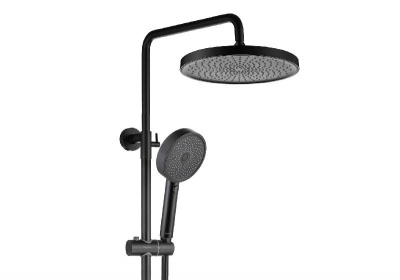 Термостатическая душевая система 3jet 260мм AQUATEK, матовый черный AQ2043MB фото в интернет-магазине Русалия