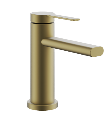 Смеситель для раковины BELZ золотой (B10813-5) фото в интернет-магазине Русалия