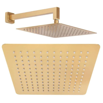 Душевая система встраиваемая Hansberge H6075MG, матовое золото фото в интернет-магазине Русалия