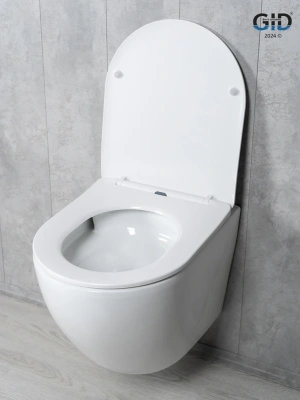 Унитаз подвесной Tornado Gid Tr2122TF 62258Y белый 49x36x36 фото в интернет-магазине Русалия