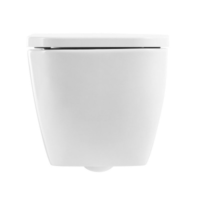 Унитаз подвесной безободковый Alpina BB10100CHR/SC с сиденьем-микролифт Belbagno фото в интернет-магазине Русалия