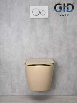 Унитаз подвесной Gid Sr2198 62210Y светло-коричневый матовый 49x36x35.5 фото в интернет-магазине Русалия