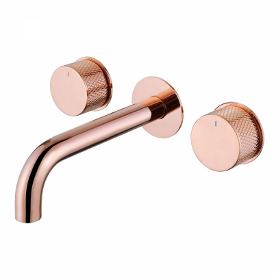Смеситель ABBER Wasser Kreis AF81122RG для раковины скрытого монтажа, розовое золото фото в интернет-магазине Русалия