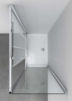 Душевой уголок Soft VSR-3SO9013CLB, 1300*900, черный, стекло прозрачное Vincea фото в интернет-магазине Русалия