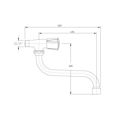 Кран для раковины RUSH Pioneer (PI7950-28) фото в интернет-магазине Русалия