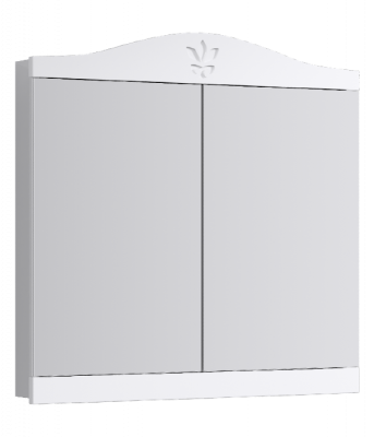 Зеркальный шкаф 85 Franchesca белый FR0408 Aqwella фото в интернет-магазине Русалия