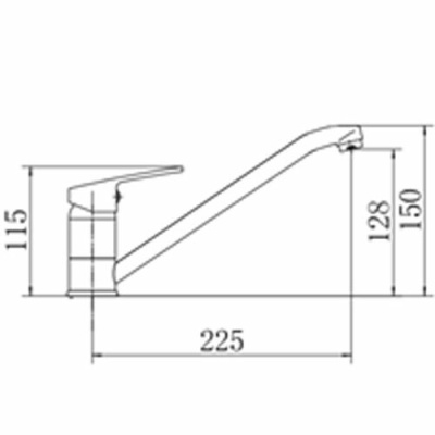 Смеситель для кухни FASHUN (A4816) фото в интернет-магазине Русалия