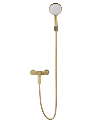 Смеситель для душа WONZON & WOGHAND, Брашированное золото (WW-B2585-BG) фото в интернет-магазине Русалия