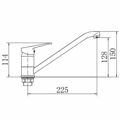 Смеситель для кухни FASHUN (A4913) фото в интернет-магазине Русалия