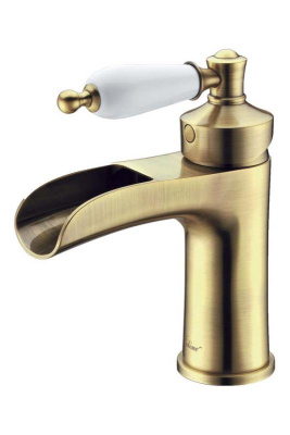 Смеситель для раковины Vogue бронза 201 фото в интернет-магазине Русалия