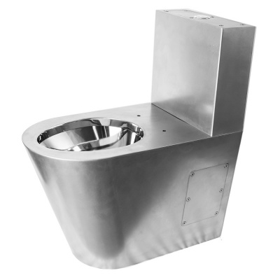 Унитаз - компакт из нержавеющей стали УНсбА Тругор фото в интернет-магазине Русалия