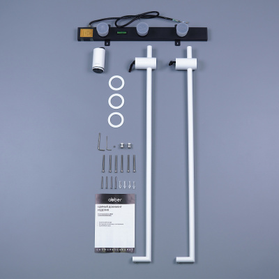 Полотенцесушитель электрический ABBER Charme AH4002MW белый матовый фото в интернет-магазине Русалия