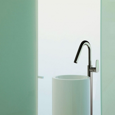 Напольный однорычажый смеситель для раковины тотем ALEXIA 367602S Ramon Soler фото в интернет-магазине Русалия