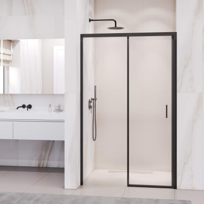 Душевая дверь RGW PA-017B 1800, стекло прозрачное, профиль черный фото в интернет-магазине Русалия