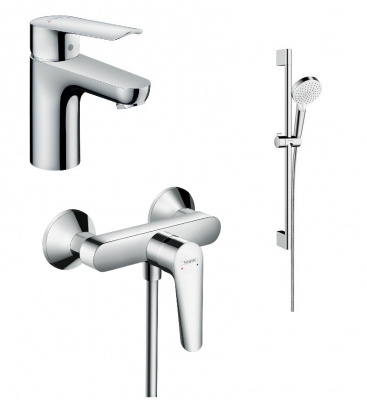Комплект смесителей для душа SetLogisE100 (d) (71178000+71610000+26532400) Hansgrohe фото в интернет-магазине Русалия