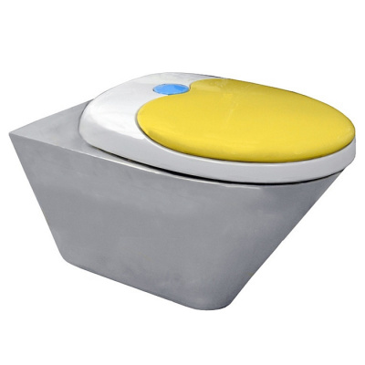 Унитаз подвесной из стали детский 1-003.5 (Р) Oceanus фото в интернет-магазине Русалия