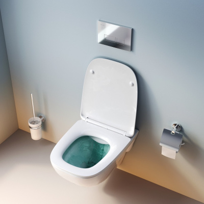 C851701SC X-Joy подвесной унитаз FlashClean с сиденьем микролифт фото в интернет-магазине Русалия