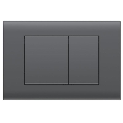 Кнопка смыва Vincea VFP-001GM, цвет вороненая сталь фото в интернет-магазине Русалия