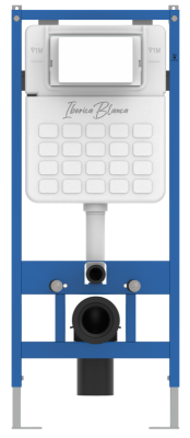 SILENCIO Cистема инсталляции для подвесного унитаза с механическим управлением, IBERICA BLANCA фото в интернет-магазине Русалия