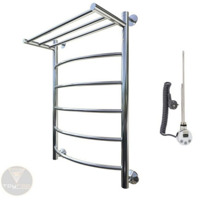 Полотенцесушитель электрический с терморегулятором Приоритет эл ТЭН 1 П 80*60 (ЛЦ2П) Тругор фото в интернет-магазине Русалия