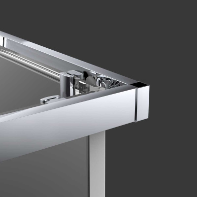 Душевой уголок Alpha VSS-3AL100CL, 1000*1000, хром, стекло прозрачное Vincea фото в интернет-магазине Русалия