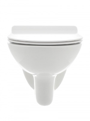 AQM2008 Унитаз подвесной с сиденьем SoftClose, технология смыва Rimless. 530x355x360 AQUAme фото в интернет-магазине Русалия