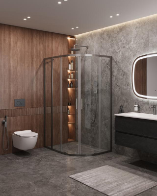 Душевой уголок CEZARES MOLVENO-RH-2-110/90-C-GM-IV фото в интернет-магазине Русалия