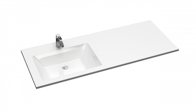 Мебельная раковина над стиральной машиной Эльтон 120 ЛЕВАЯ SuperSan фото в интернет-магазине Русалия