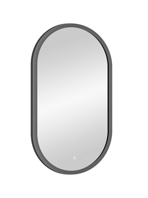 Зеркало с подсветкой Prime Gray 450x800 ореольная подсветка ЗЛП1079 Continent фото в интернет-магазине Русалия