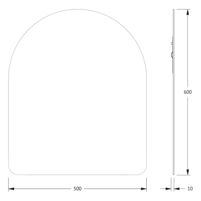 Зеркало настенное Primary EVOFORM 50х60 см, BY 0006 фото в интернет-магазине Русалия
