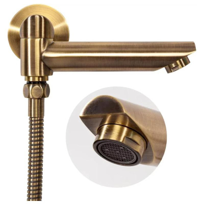 Душевая система встраиваемая Hansberge H6095BR, бронза фото в интернет-магазине Русалия