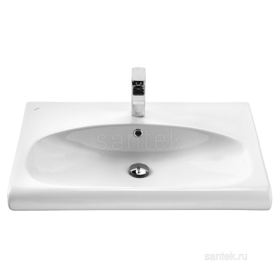 Раковина Santek Индига 75 отверстие под смеситель 1WH301978 фото в интернет-магазине Русалия