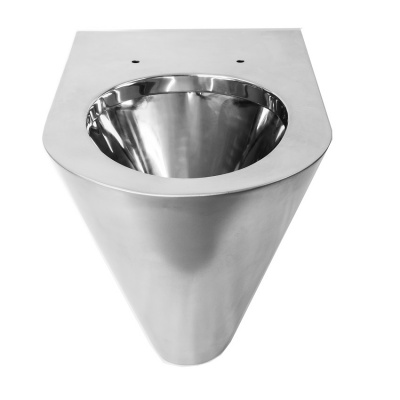 Унитаз подвесной из нержавеющей стали УПббА Тругор фото в интернет-магазине Русалия