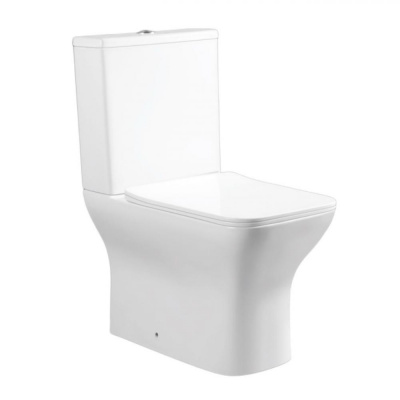 BOND F09-00 Унитаз напольный безободковый с сиденьем микролифт фото в интернет-магазине Русалия