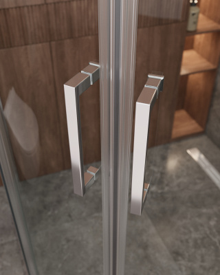 Душевой уголок CEZARES MOLVENO-RH-2-110/80-C-Cr-IV фото в интернет-магазине Русалия