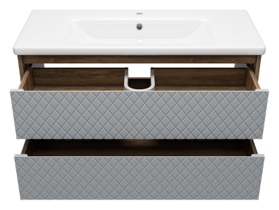 Тумба Chester 100 подвесная с раковиной Dreja Soft 100 Brevita фото в интернет-магазине Русалия