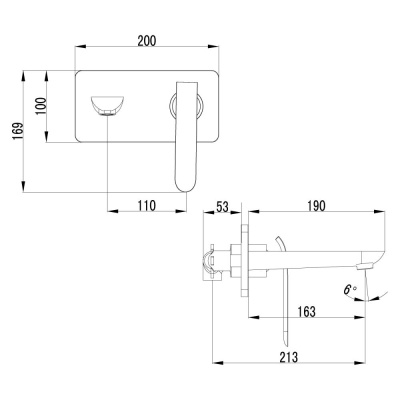 Смеситель для раковины Lemark Melange (LM4926CW) фото в интернет-магазине Русалия