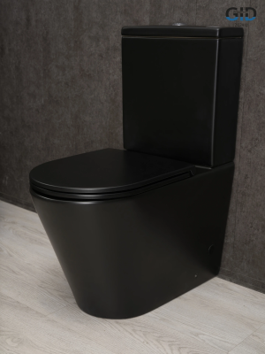 Унитаз напольный Gid Tn2189Bm 62248Y черный матовый 64.5x38.5x82.5 фото в интернет-магазине Русалия