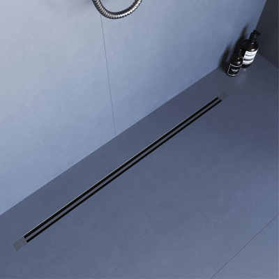 Душевой трап RGW SDR-50B 100см, черный фото в интернет-магазине Русалия